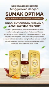 Gambar produk Sumak Optima yang membantu meredakan radang tenggorokan dan memperkuat daya tahan tubuh