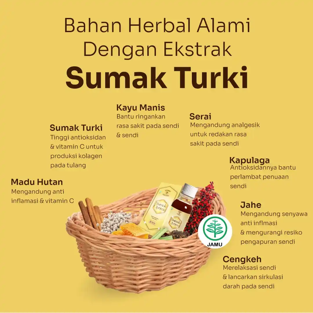 Sumak Optima untuk meredakan radang tenggorokan